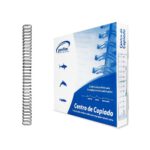 ESPIRAL WIRE-O METALICO NEGRO 9/16 PULGADAS PASO 3:1 CON 55 PZS