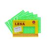 ETIQUETA-ADHESIVA-LESA-REDONDA-NUMERO-10-FLUORESCENTE-VERDE-5-PAQUETES-CON-12-HOJAS_E130-424_1-1 ETIQUETA ADHESIVA LESA NUMERO 10 VERDE FLUORESCENTE 11 MM REDONDA PAQUETE CON 5 SOBRES