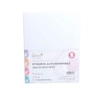 ETIQUETA AUTOADHERIBLE CARTA BLANCO MATE 36080 CON 50 PZ S