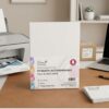 ETIQUETA AUTOADHERIBLE CARTA BLANCO MATE 36080 CON 50 PZ S