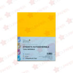 ETIQUETA AUTOADHERIBLE CARTA NARANJA 44850 CON 50 PZ