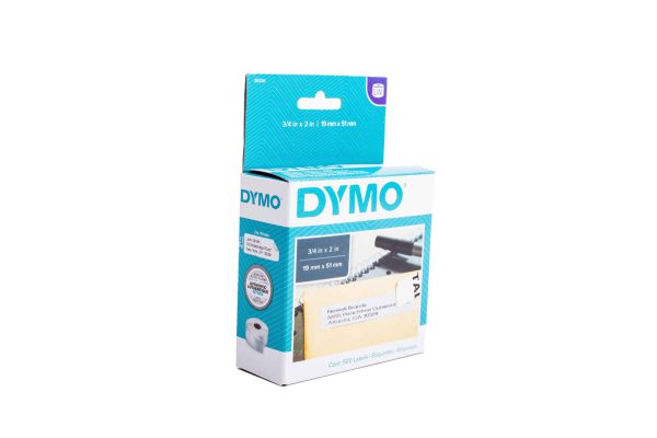 ETIQUETA-DYMO-BLANCA-DE-50X20MM-M30330_E130-372-3 ETIQUETA EN ROLLO DYMO LW 30330 3/4 X 2 PULGADAS (19 X 51 MM) CON 500