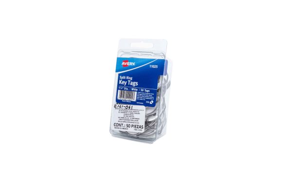 ETIQUETA IDENTIFICADORA PARA LLAVES AVERY REDONDA 11025 CON 50 PZS