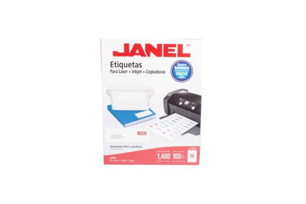 ETIQUETA LASER 5162/5262 DE 1 1/3X4 PULGADAS CON 1400 PZS