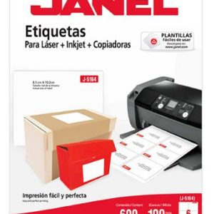 ETIQUETA-LASER-5164-85-MM-X-102-MM-CON-600-PZS_E163-004 ETIQUETA LASER 5164 85 MM X 102 MM CON 600 PZS