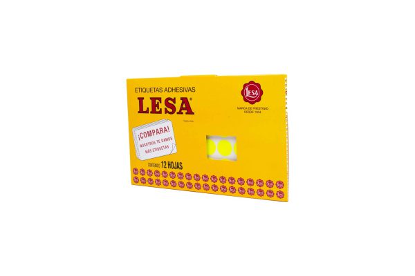 ETIQUETA-LESA-GRANDE-FLUORESCENTE-DEL-NUMERO-9-AMARILLA_E130-354-2 ETIQUETA GRANDE LESA NUMERO 9 FLUORESCENTE