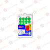 ETIQUETA REMOVIBLE CIRCULAR VERDE 2105 CON 1008 PZS