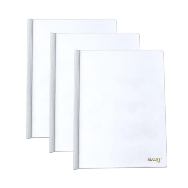 FOLDER COSTILLA TAMAÑO CARTA TRANSPARENTE CON 5