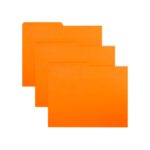 FOLDER HOT COLORS TAMAÑO CARTA NARANJA PH0032 CON 25 PZS