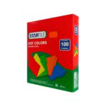 FOLDER HOT COLORS TAMAÑO CARTA NARANJA PH0027 CON 100 PZS