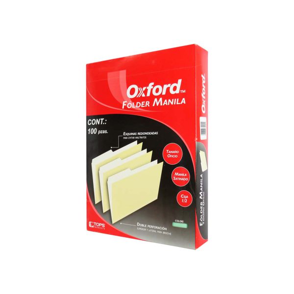 FOLDER-OXFORD-TAMANO-OFICIO-VERDE-CON-100-PZS_F025-054_1-1 FOLDER TAMANO OFICIO OXFORD PAQUETE CON 100 PIEZAS