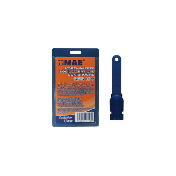 GAFETE SOLIDO VERTICAL CON BROCHE GFS-10V