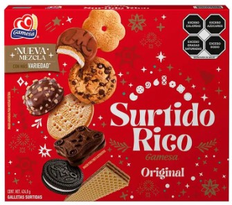 GALLETAS GAMESA SURTIDO RICO 424 GR