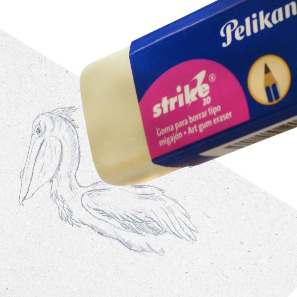 GOMA PELIKAN STRIKE- 20 BLANCA