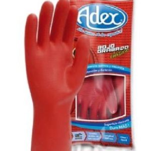 GUANTES ADEX No. 7 ROJOS