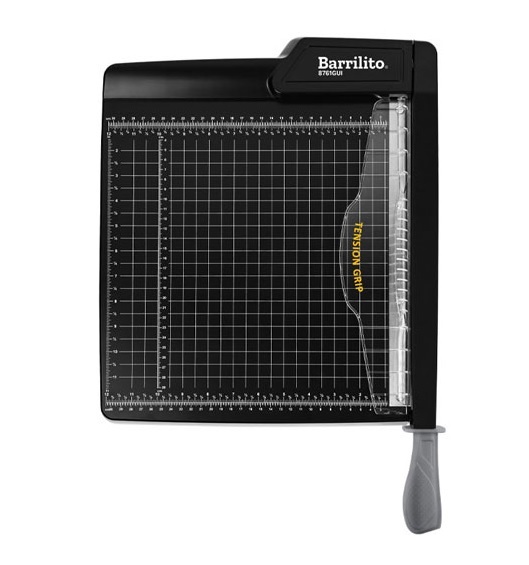 GUILLOTINA CON PROTECTOR 12 PULGADAS DE 50.5 X 34.5 CM HASTA 12 HOJAS
