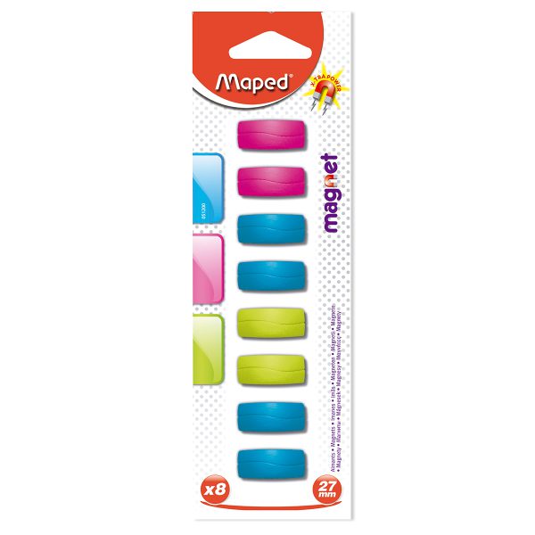 IMAN RECTANGULAR 27 MM CON 8 PZS