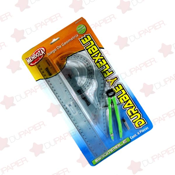 JUEGO DE GEOMETRIA FLEXIBLE 2043-FLEX