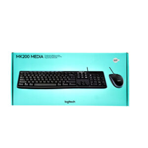 KIT TECLADO/MOUSE USB LOGITECH 920-002716 ALAMBRICO MK200