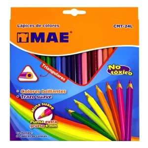 LAPICES DE COLORES MAE CON 24 PIEZAS