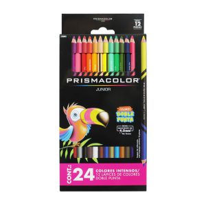 LAPICES PRISMACOLOR JUNIOR DOBLE PUNTA CON 12 PIEZAS