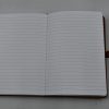 LIBRETA DE NOTAS CON PORTA CELULAR COLOR MIEL RAYA CON 192 PAGINAS CEL761