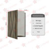 LIBRETA-DE-NOTAS-DANPEX-TUCSON-COLOR-GRIS-RAYA-CON-160-PAGINAS_L301-016_2 LIBRETA DE NOTAS DANPEX STRIPES TU762B RAYA 80 HOJAS PASTA DURA