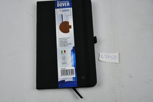 LIBRETA DE NOTAS DOVER COLOR NEGRO RAYA CON 160 PAGINAS DO-A500-NG