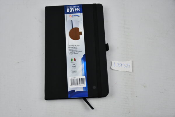 LIBRETA DE NOTAS DOVER COLOR NEGRO RAYA CON 160 PAGINAS DO-A500-NG