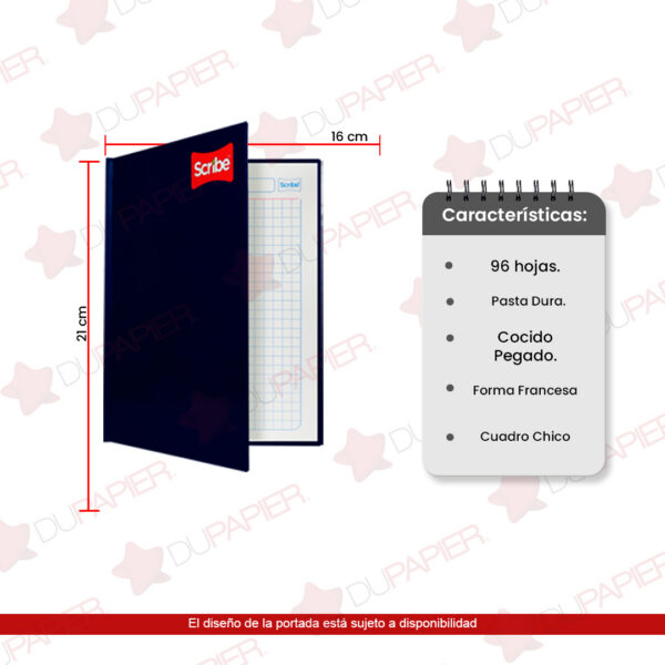 LIBRETA-PASTA-DURA-FORMA-FRANCESA-CUADRO-CHICO-1752-CON-100-HOJAS_L120-003_3 LIBRETA PASTA DURA FORMA FRANCESA CUADRO CHICO 1752 CON 100 HOJAS