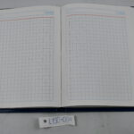 LIBRETA PASTA DURA FORMA FRANCESA CUADRO GRANDE 1953 CON 192 HOJAS