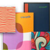 LIBRETA PASTA DURA FORMA FRANCESA RAYADA 0078 CON 96 HOJAS