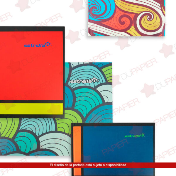 LIBRETA PASTA DURA FORMA ITALIANA RAYADA 0066 CON 192 HOJAS