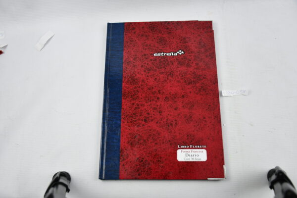 LIBRO FLORETE FORMA FRANCESA DIARIO CON 96 HOJAS