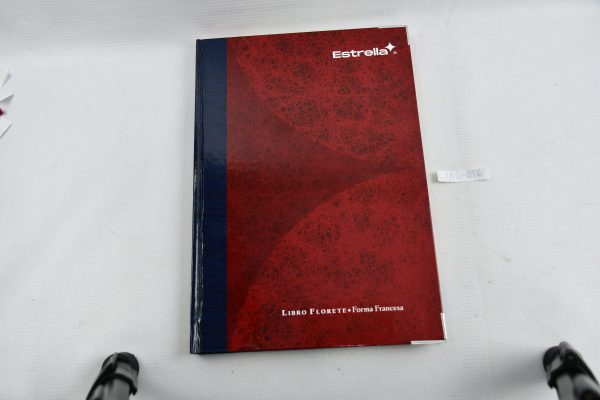 LIBRO FLORETE FORMA FRANCESA RAYADO 0099 CON 192 HOJAS
