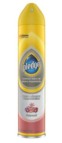 LIMPIADOR PLEDGE ACERO INOXIDABLE AEROSOL 378 ML