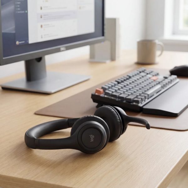 LOGITECH AUDÍFONOS CON MICRÓFONO ZONE 300 NEGROS BLUETOOTH USB-C