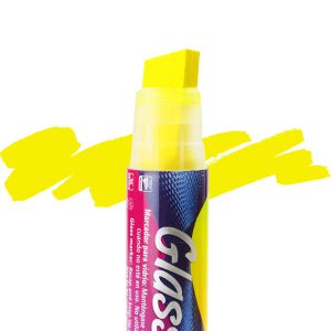 MARCADOR AQUARELO GLASS XL AMARILLO 22025AM  PAQUETE CON 4 PZS
