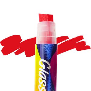 MARCADOR AQUARELO GLASS XL ROJO 22025RO PAQUETE CON 4 PZS