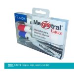 MARCADOR MAGISTRAL CLASICO 83474 CON 4 PZS