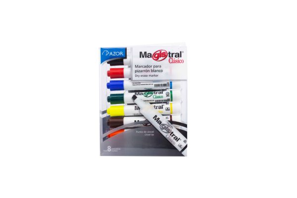 MARCADOR MAGISTRAL CLASICO 83478 CON 8 COLORES