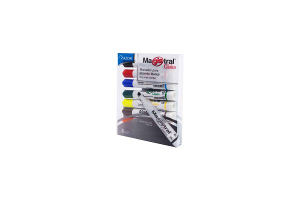MARCADOR MAGISTRAL CLASICO 83478 CON 8 COLORES