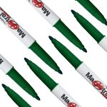 MARCADOR MAGISTRAL DIDACTICO FINO 84004 VERDE CON 12