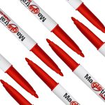 MARCADOR MAGISTRAL DIDACTICO FINO ROJO 84002 CON 12 PZS