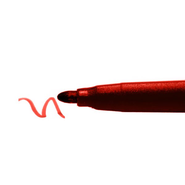 MARCADOR MAGISTRAL DIDACTICO FINO ROJO 84002 CON 12 PZS