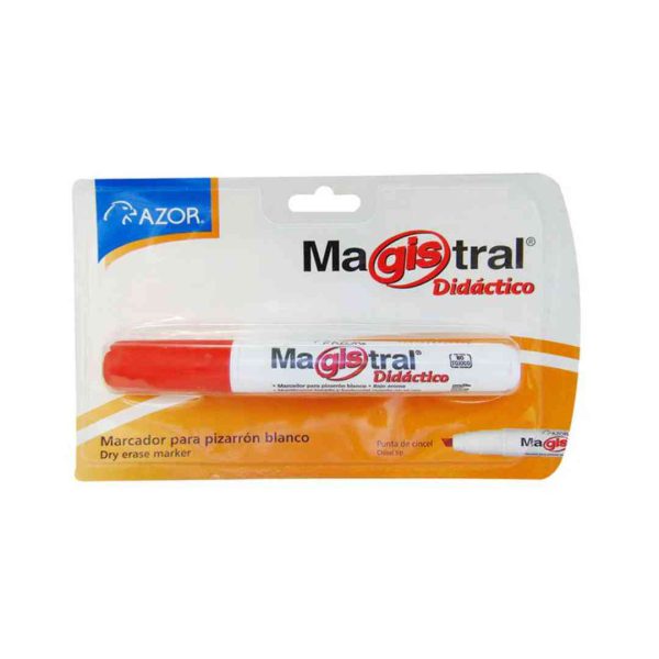 MARCADOR MAGISTRAL DIDACTICO ROJO 8350RO