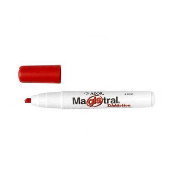 MARCADOR MAGISTRAL DIDACTICO ROJO 8350RO