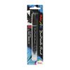 MARCADOR PENTEL DUAL METALLIC BRUSH NEGRO Y ROJO