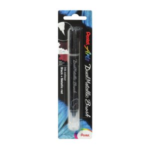 MARCADOR-PENTEL-DUAL-METALLIC-BRUSH-NEGRO-Y-ROJO_M040-465_1-8 MARCADOR PENTEL DUAL METALLIC BRUSH NEGRO Y ROJO