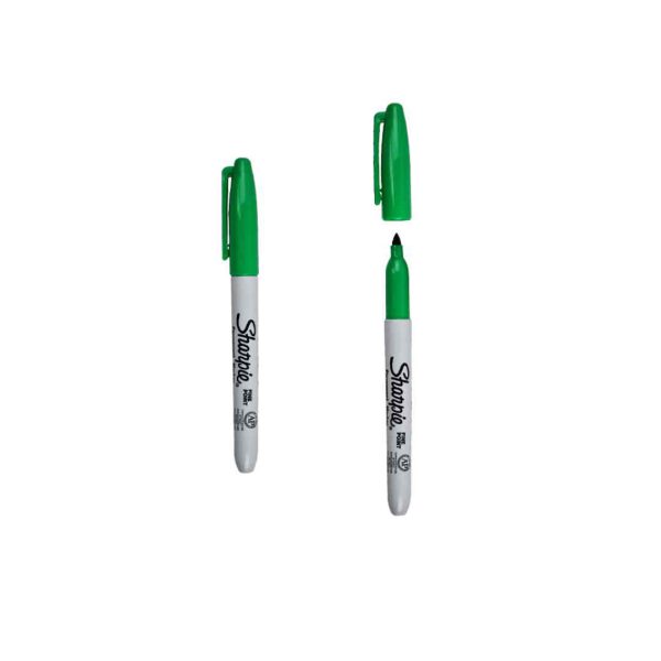 MARCADOR-PERMANENTE-SHARPIE-PUNTO-FINO-VERDE_M042-158_12 MARCADOR PERMANENTE SHARPIE PUNTO FINO INDIVIDUAL